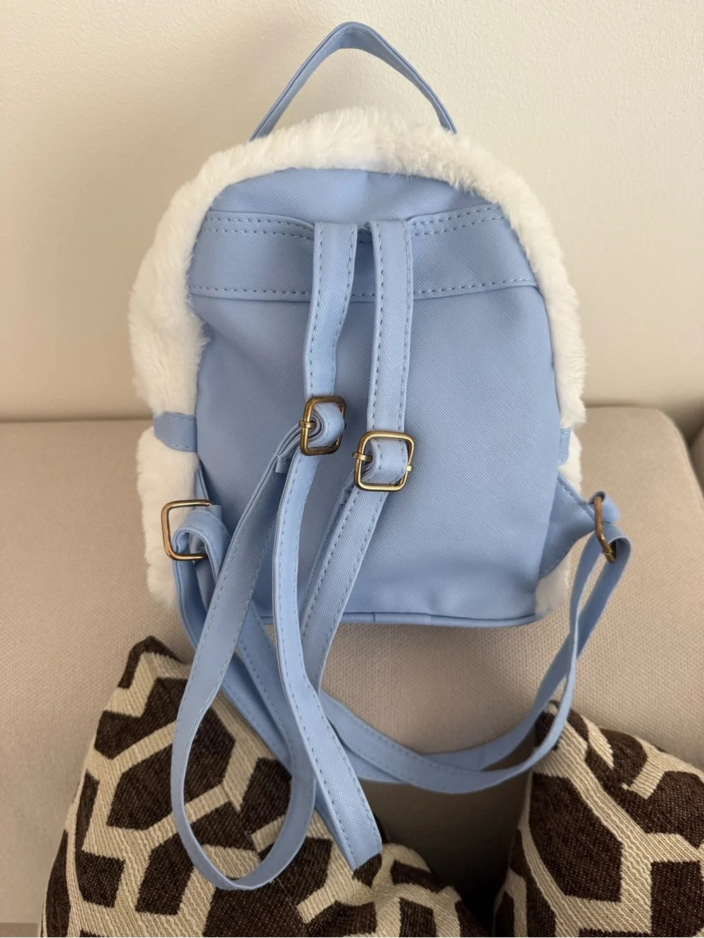 Kawaii Sanrio Plush Cinnamoroll Backpack Plushie Bag